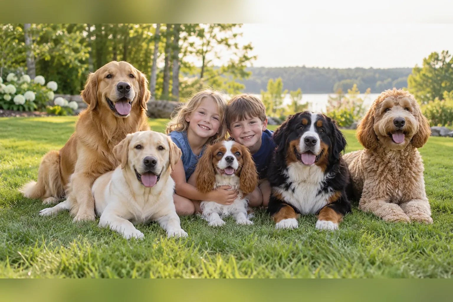 Best Dog Breeds for Families with Kids, dog guide and care information
