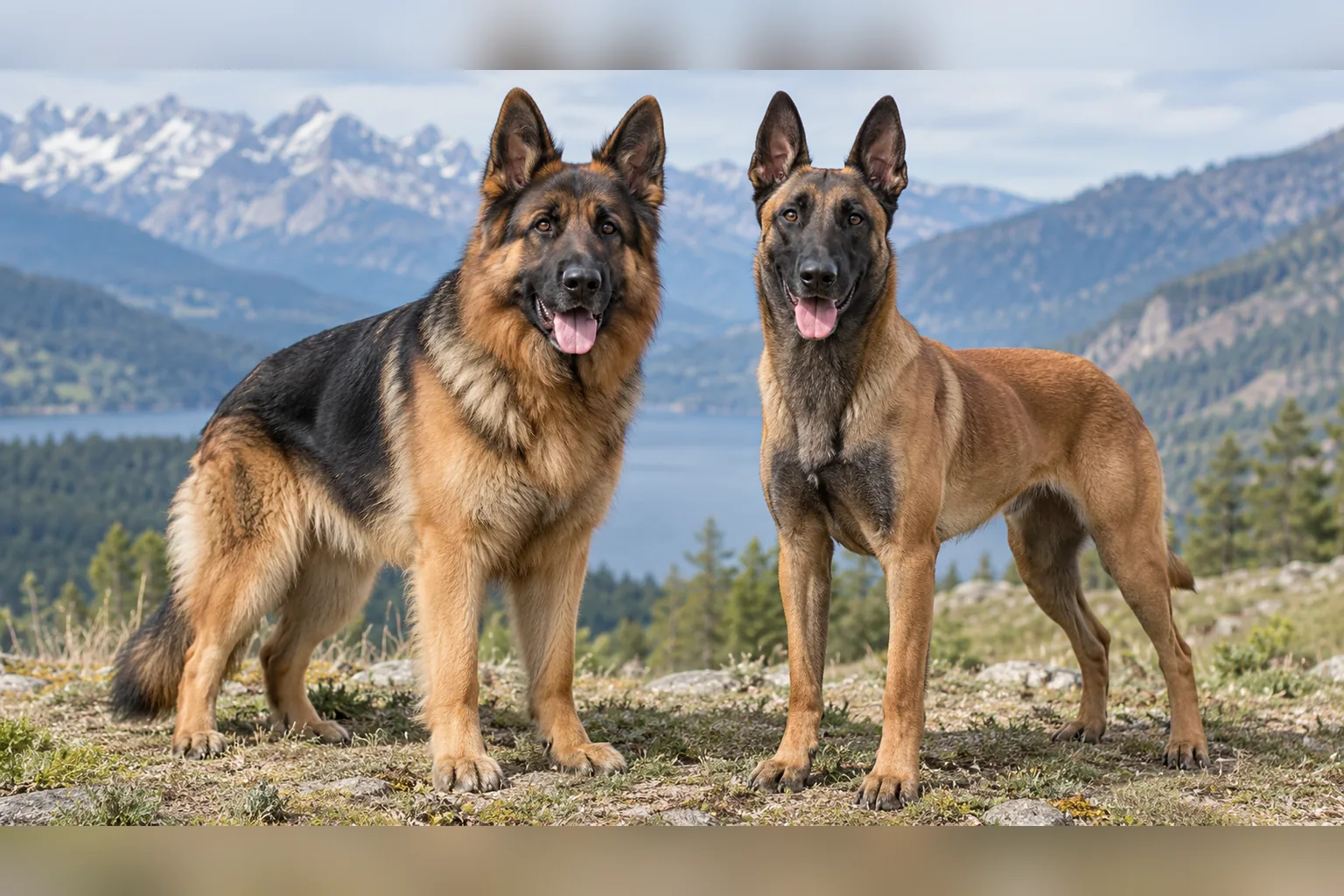 German Shepherd vs Belgian Malinois, dog guide and care information