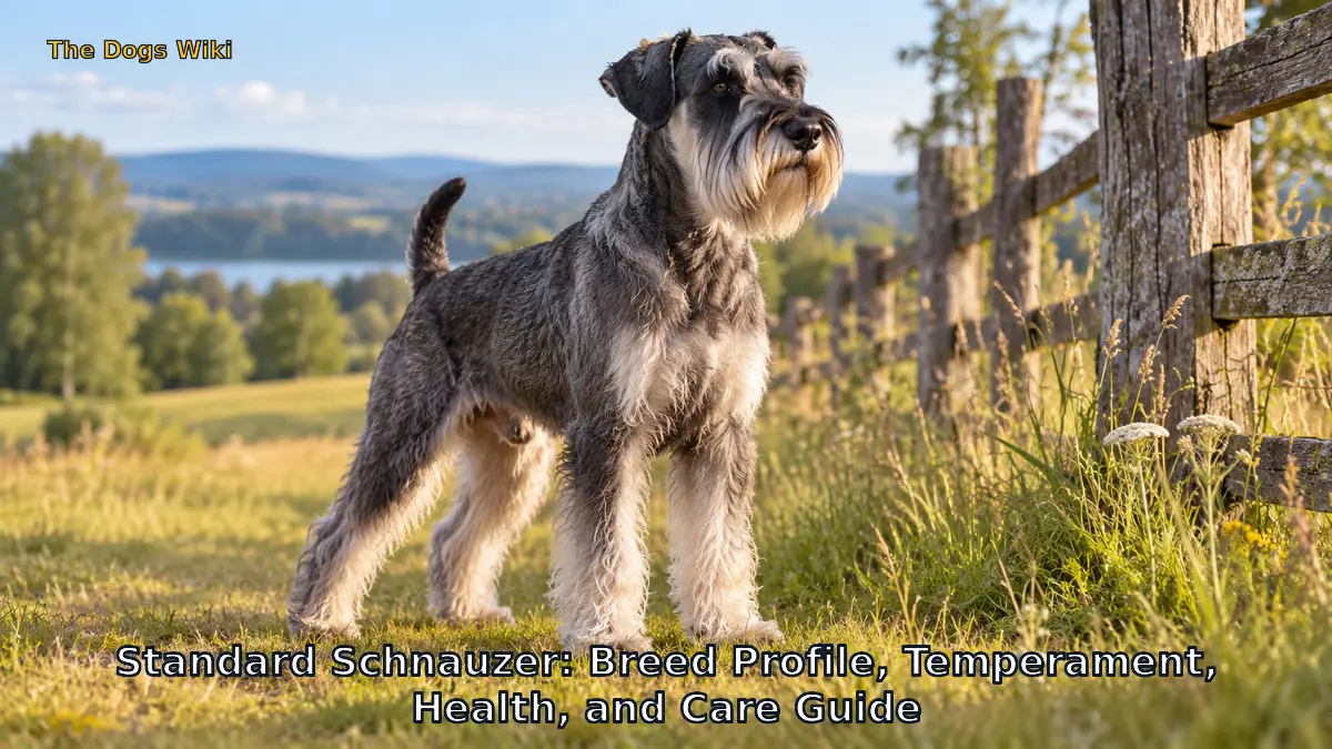 Standard Schnauzer: Breed Profile, Temperament, Health, and Care Guide