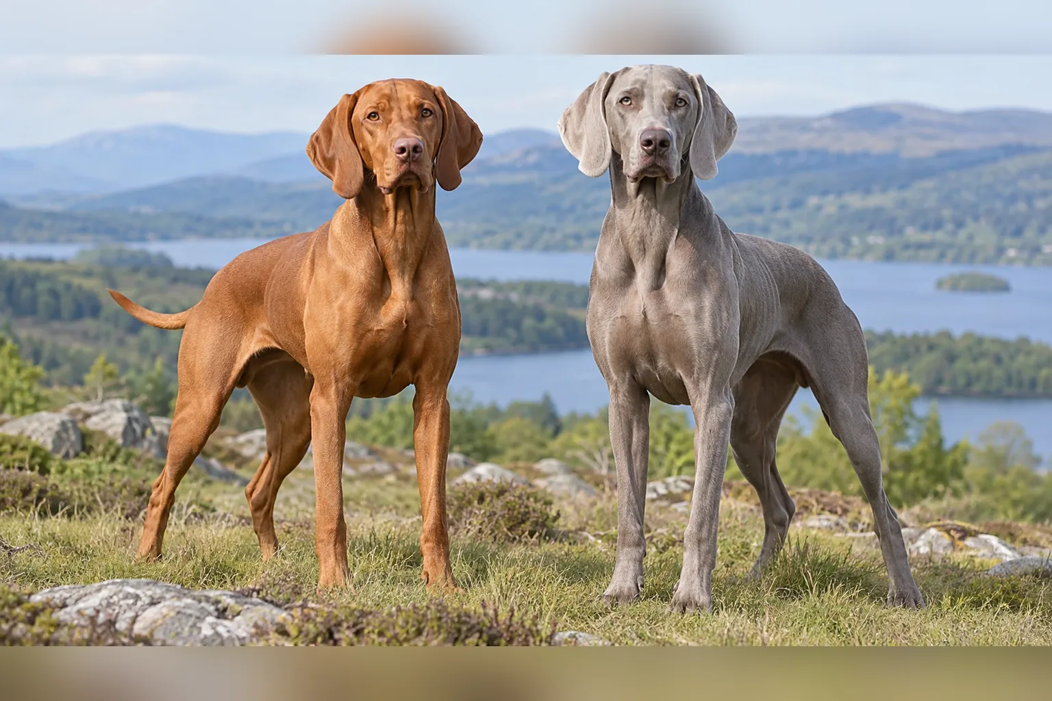 Vizsla vs Weimaraner, dog guide and care information